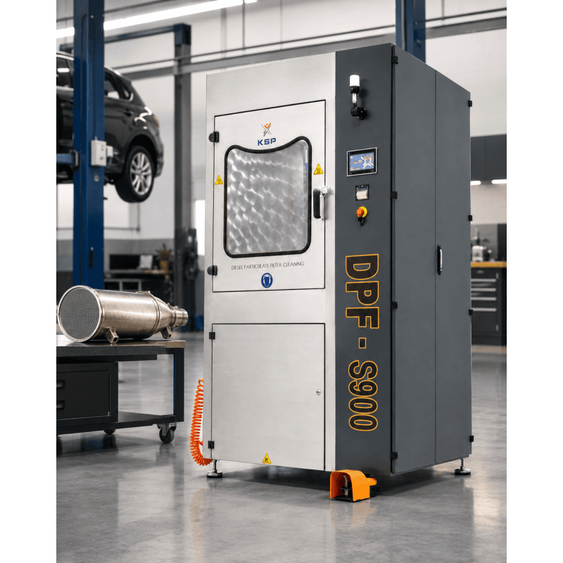DPF-S900 — echipament profesional de curățare DPF, brand KSP